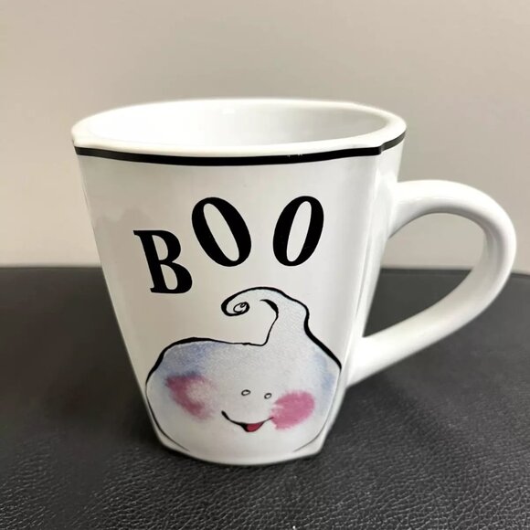 Rosanna China Halloween Coffee Cup Ghost and Pumpkin and Cat Coffee Mug - Picture 3 of 4